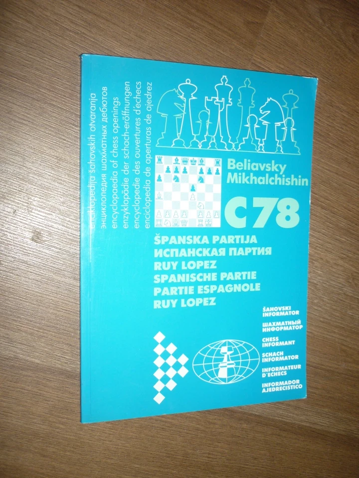 ECHECS CHESS -	Beliavsky Mikhalchishin : C 78 partie espagnole  SAhovski Informa - Photo 1/1