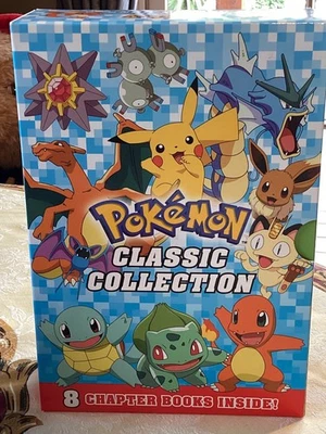 Pokemon Classic Collection Set Of 8 Chapter Books 2016 Scholastic Paperback - image 1 of 4