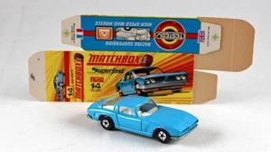Matchbox Superfast Nr. 14A Iso Grifo baby blau Japan top in "I" Box - Picture 1 of 7