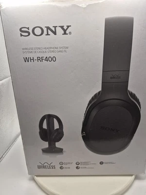 Sony Black Wireless Noise-Canceling Over-Ear Headphones In Damaged Box. New - Image 1 of 4