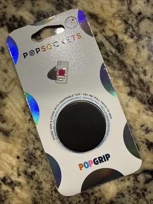 PopSockets Phone Grip Stand Black POPGRIP Popsocket - Image 1 of 2