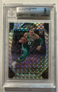 2017-18 Panini Prizm Mosaic Jayson Tatum RC Silver Prizm BGS 9 Mint #20 - Picture 1 of 2