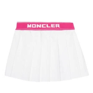Moncler Kids Embroidered Logo Pleated Tennis Skirt - Picture 1 of 7