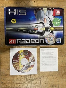 2005 HIS ATI Radeon 9250 128MB/64Bit Graphics Card Box/User Manuals ONLY - Picture 1 of 8