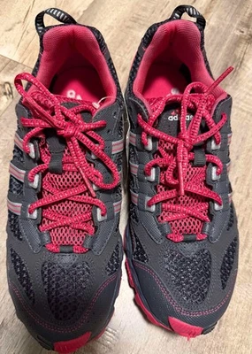NWT ADIDAS Women’s Gray and Hot Pink Kanadia TR W Trail Running Shoes US 10 - Image 1 of 4