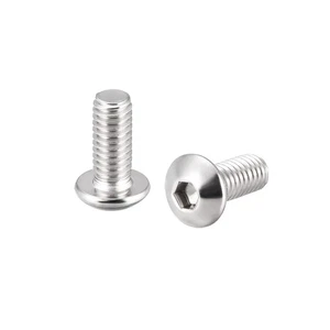 Tornillos de máquina M4x10 mm 20 piezas Hexagonal Cabeza redonda Tornillo Sujetadores Pernos - Imagen 1 de 6