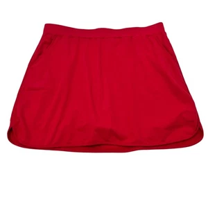 Pantalón corto para mujer Denim & Company rojo talla XL bolsillos - Imagen 1 de 9