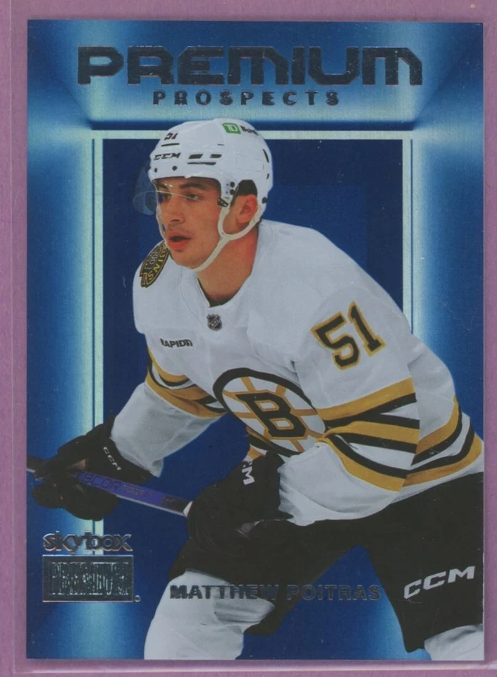 2023 23-24 METAL UNIVERSE SKYBOX PREMIUM PROSPECTS BRUINS MATTHEW POITRAS #PP-42 - Image 1 of 1