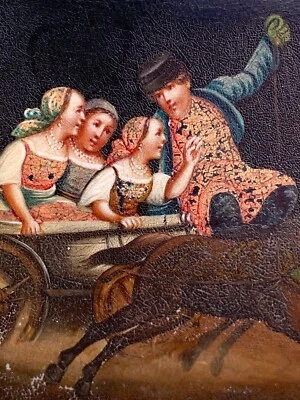 Antigua caja de cigarrillos rusa laca pintada en frío esmalte metal no plateado  Foto 1 de 4