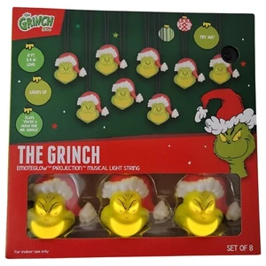 The Grinch Projection Musical Light String Dr Seuss Christmas Decor See Video - Picture 1 of 6