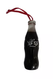 Adorno de botella Coca-Cola Contour Marruecos 2008 4 pulgadas de alto - Imagen 1 de 7