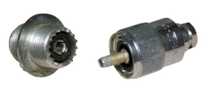 Coaxial military antenna connector UC1 G2 UNITRA MALE + FAMALE [0PA]33A - Zdjęcie 1 z 11