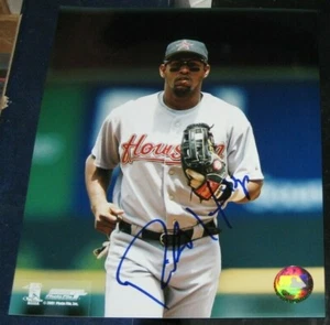 Richard Hidalgo Houston Astros SIGNED PHOTO FILE 8x10 COA Autographed Baseball - Picture 1 of 1