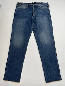 Lands End Men's Size:40 Unfinished Traditional Fit Jeans Color:MEDIUM WASH - Picture 1 of 12