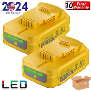 NEW Pack For DeWalt DCBP034-2 20V Max 3.5Ah Lithium-Ion Compact Battery DCBP034 - Picture 1 of 12