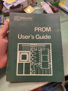 PROM Users Guide – Vintage Microprocessors Computer 1977 Pro-Log Booklet Vintage - Bild 1 von 8