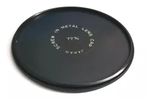 77mm Metal Front Lens Cap Screw-in Made in japan 77 mm Very High Quality U&S - Picture 1 of 6