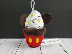 Disney Mickey Mouse Cupcake Micro Peluche Adorno - Nuevo sin Etiquetas - Imagen 1 de 5