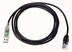 Wirenest FTDI USB to RJ45 Serial Cisco Rollover Console Cable Round with Snagles - Picture 1 of 2