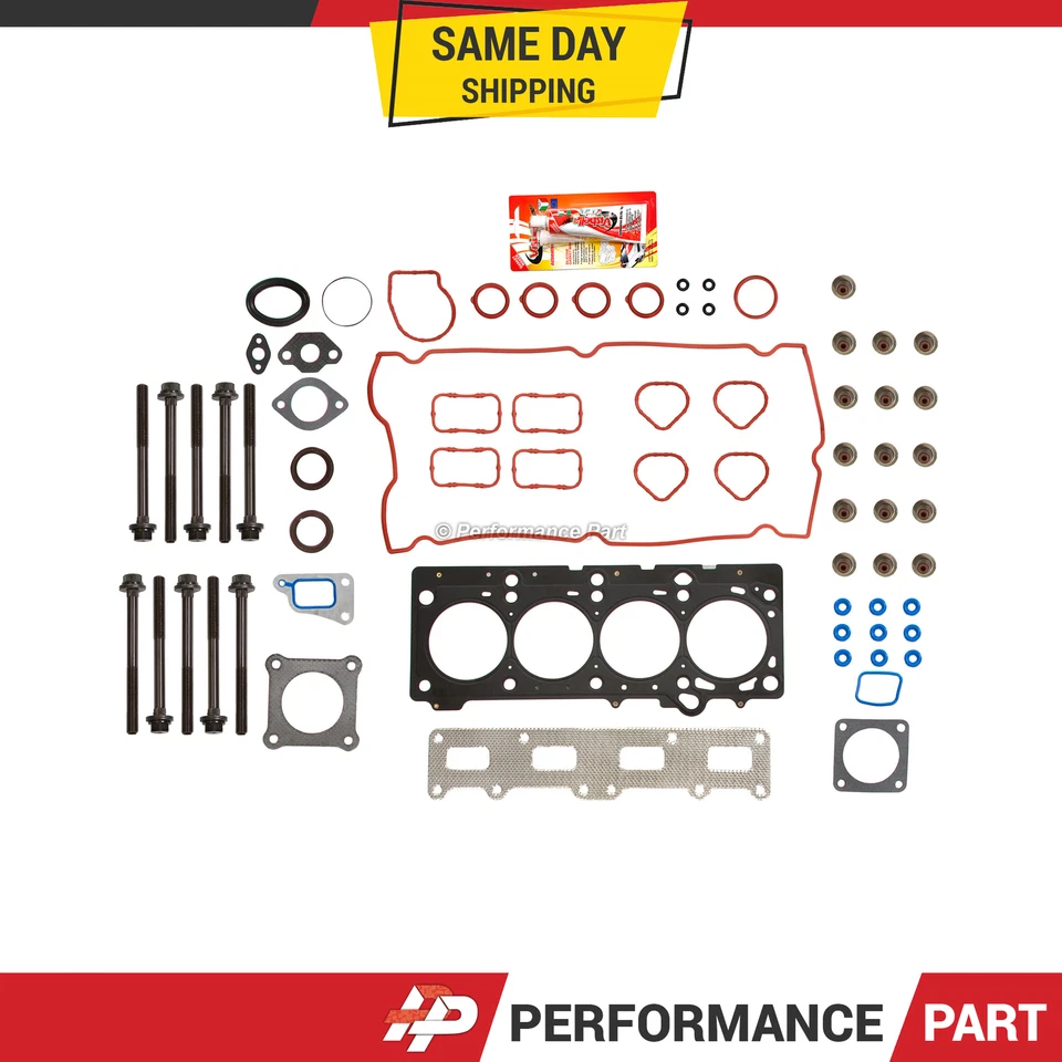 Head Gasket Bolts Set for 02-09 Chrysler PT Cruiser Jeep 2.4 DOHC VIN 1, B - Image 1 of 4