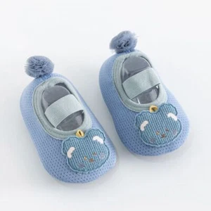 Baby Newborn Girls Boys Toddlers Soft Flat Slippers Non-Slip Cosy Socks Shoes US - Picture 1 of 17