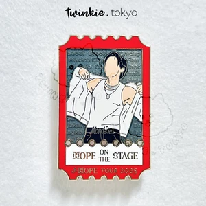 Clear BTS π₯ J-Hope HOTS Tour Enamel Pin π₯ Hope on the Stage Brooch - Picture 1 of 2
