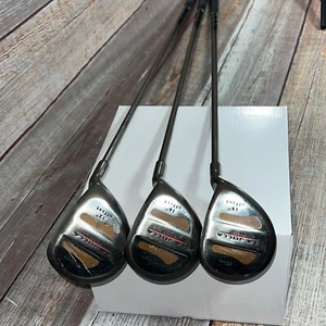 La Jolla Club Wood Set 1 3 5 Woods Triple Notch Super Kick Flex Shaft - Picture 1 of 9