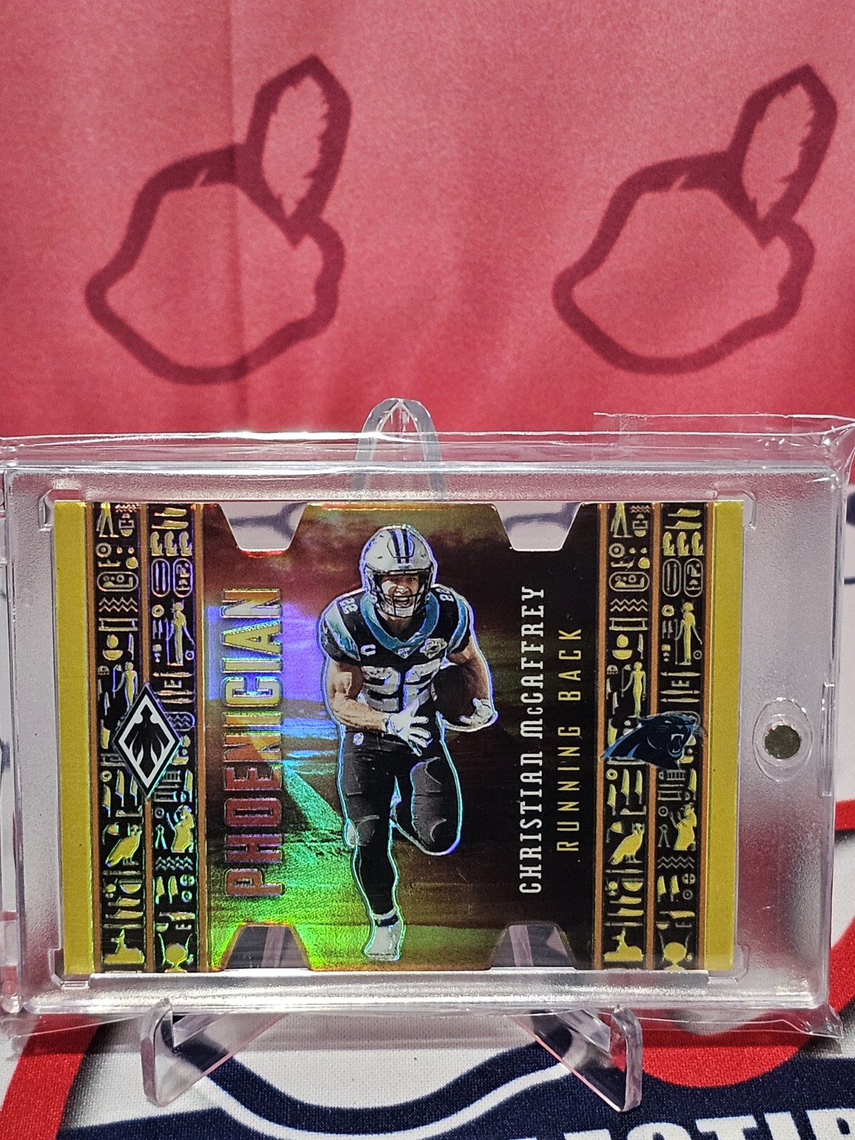 2020 #3 Phoenix Christian McCaffrey PHOENICIAN Die Cut CASE HIT Panthers 49ers