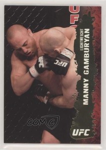 2009 Topps UFC Round 2 Gold Manny Gamburyan #66 Rookie RC