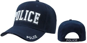 POLIZEI - Strafverfolgung - Baseballkappe/Mütze verstellbar marineblau 3D-Stickerei - Bild 1 von 3