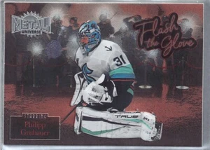 2022-23 Metal Universe Flash the Glove #FL34 Philipp Grubauer - Picture 1 of 2