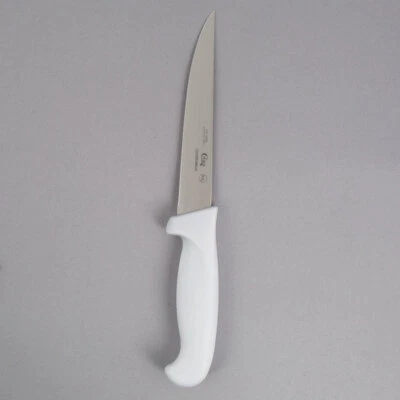 Cuchillo deshuesador rígido ancho blanco, NSF, acero al carbono 420 (seleccione el tamaño a continuación) Foto 1 de 3