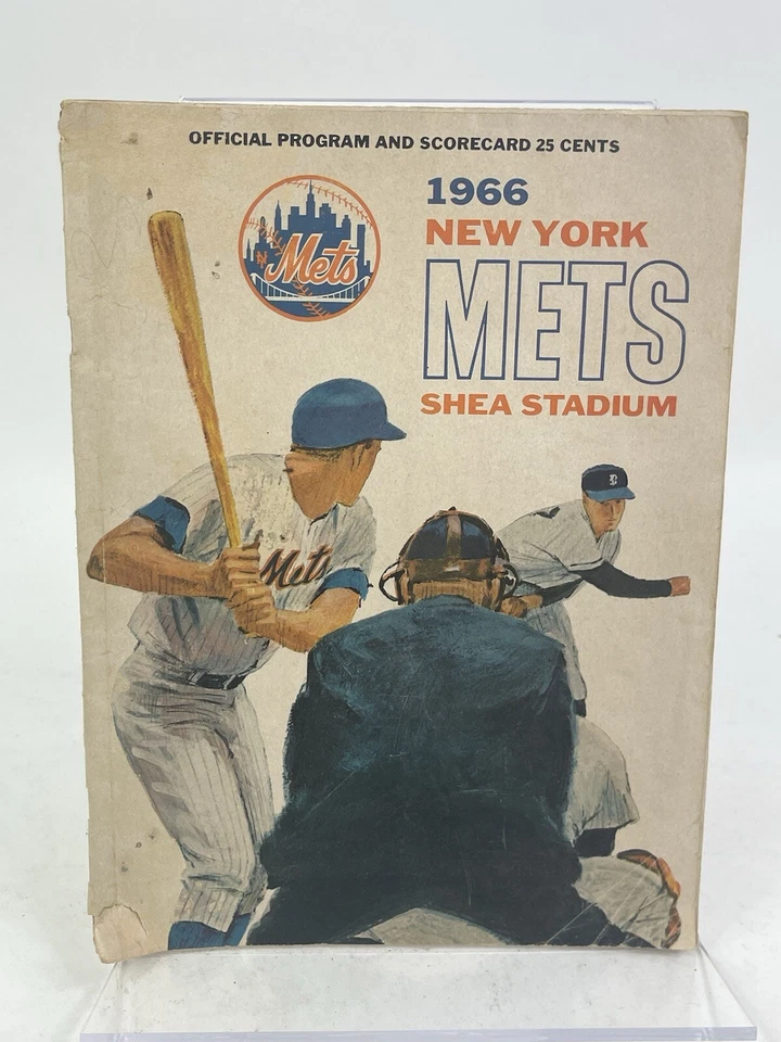 13- Vintage New YORK METS Game Programs Collection & 1986 NL Champ Ticket Stub - Image 1 of 4
