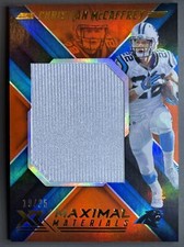 ULTRA RARE SSP#19/25 2022 CHRISTIAN MCCAFFREY 2018 XR JERSEY PRIZM 49ers