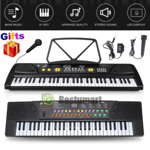 Órgano de piano digital de música eléctrica teclado electrónico de 61 teclas para niños y niños - Imagen 1 de 42