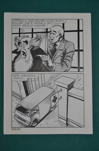 Paolo Piffarerio Original Comic Art Tavola Originale # 40 Alan Ford 166 Corno - Picture 1 of 3