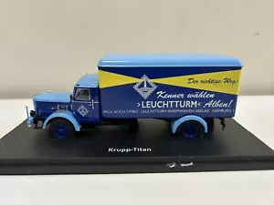 Schuco 03031 Krupp Titan Truck; Paul Koch “Leuchtturm” 1:43 Scale 216 - Picture 1 of 10