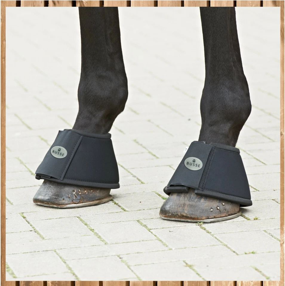 Busse Hufglocken SOFT, Sprungglocken Neopren, schwarz - Bild 1 von 1