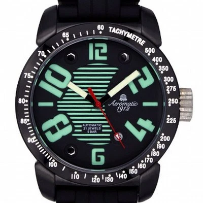 German Mechanical Automatic DATE watch 3-D dial A1381 - Image 1 of 4