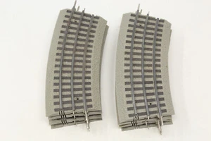 O Lionel Fastrack 6-12022 O36 Half Curve Train Track Sections Lot of 8 - Picture 1 of 5