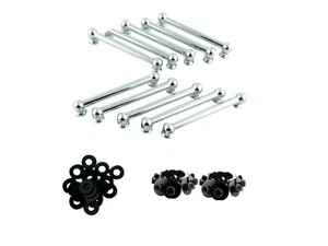 10 lengüetas de tambor de doble extremo con tornillos de montaje 88,9 mm/3,5 pulgadas (3 1/2") - Imagen 1 de 5