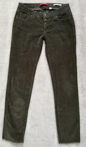 UNIONBAY Corduroy Pants Button Front Stretch Girls Size 14 (Womens 3-5) W28 L27 - Picture 1 of 10