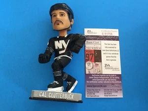 Cal Clutterbuck Islanders Signed Auto SGA Bobble Head JSA Certified COA - Picture 1 of 3