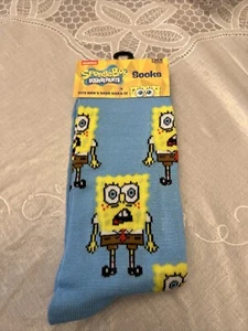 Herren Neu Schuhgröße 6-12 Crew Socken Spongebob Schwammkopf Schwammhose - Bild 1 von 3