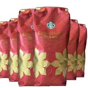 Starbucks Christmas Blend 2022 - 6lb Dark Roast Coffee (ground) 16oz x 6 Bags
