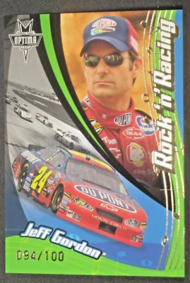 Jeff Gordon 2005 Press Pass Optima Gold Parallel #G58 (94/100) Rock 'n' Racing - Image 1 of 2
