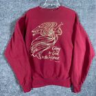 VTG Platinum Sweats Sweatshirt Adult XL Red Glory To God Religious Retro 90s USA
