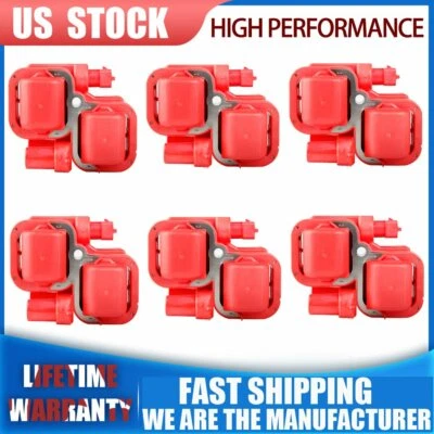 Bobinas de encendido 6 piezas para Mercedes Benz ML320 S430 C240 E500 E320 Clase UF359 EE. UU. Foto 1 de 4