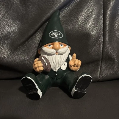 NFL Forever Collectibles Jets Garden Gnome 5x3x2 - Image 1 of 4