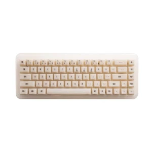 YU01 Mechanical Gaming Keyboard with Transparent Keycaps, RGB Backlit, Hot Sw... - Picture 1 of 7